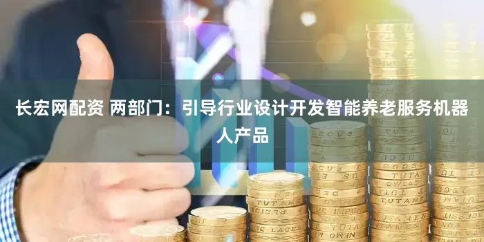长宏网配资 两部门：引导行业设计开发智能养老服务机器人产品